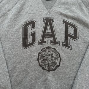Gap x Sesame Street‎ Pullover Logo Crewneck Sweatshirt Heathered Grey Size 3XL
